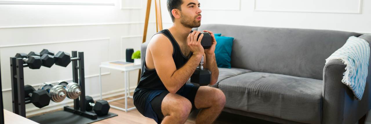 Choosing a simple, practical home workout setup over an unused gym membership.