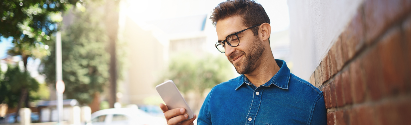 Man holding phone