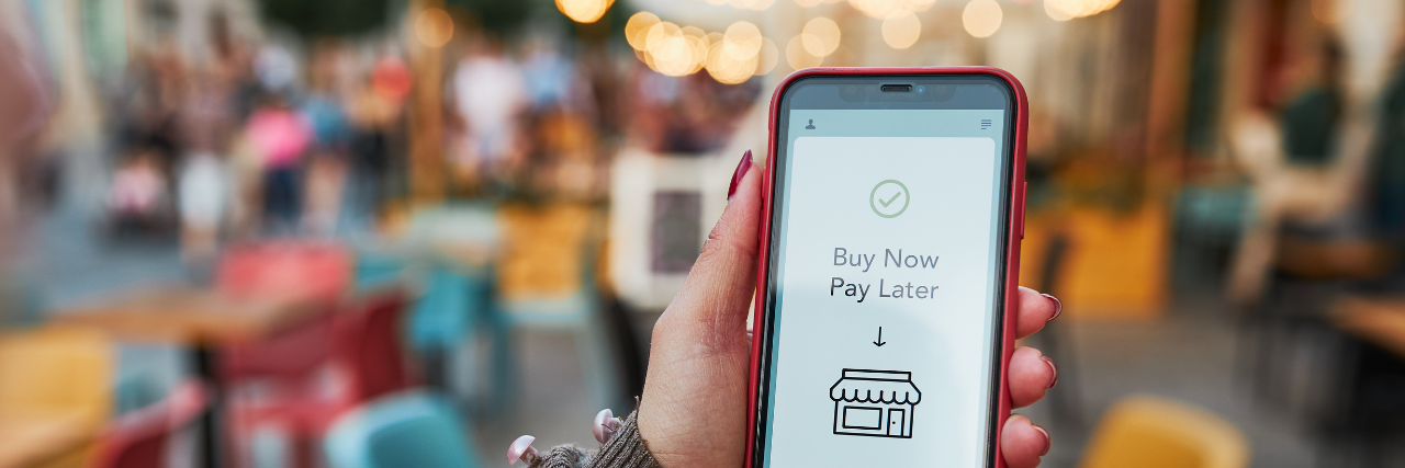 Buy now pay later on app